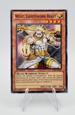 Wulf, Lightsworn Beast 1st Edition SDLI-EN010 Structure De... 2014 Yu-Gi-Oh Card
