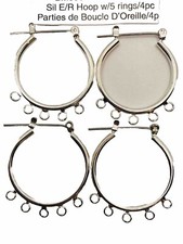 Chandelier Earrings Findings Qty: 4