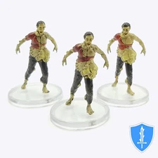 Plague Zombie x3 - Bestiary Unleashed #13 Pathfinder Battles D&D Miniature