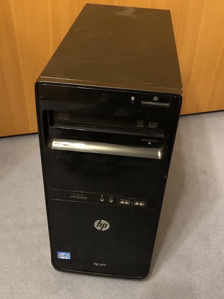 HP Pro 3500 Series MT, Intel i3-3220, 3,3GHz, 1 TB FP, Card-Reader, DVD Win 11 P