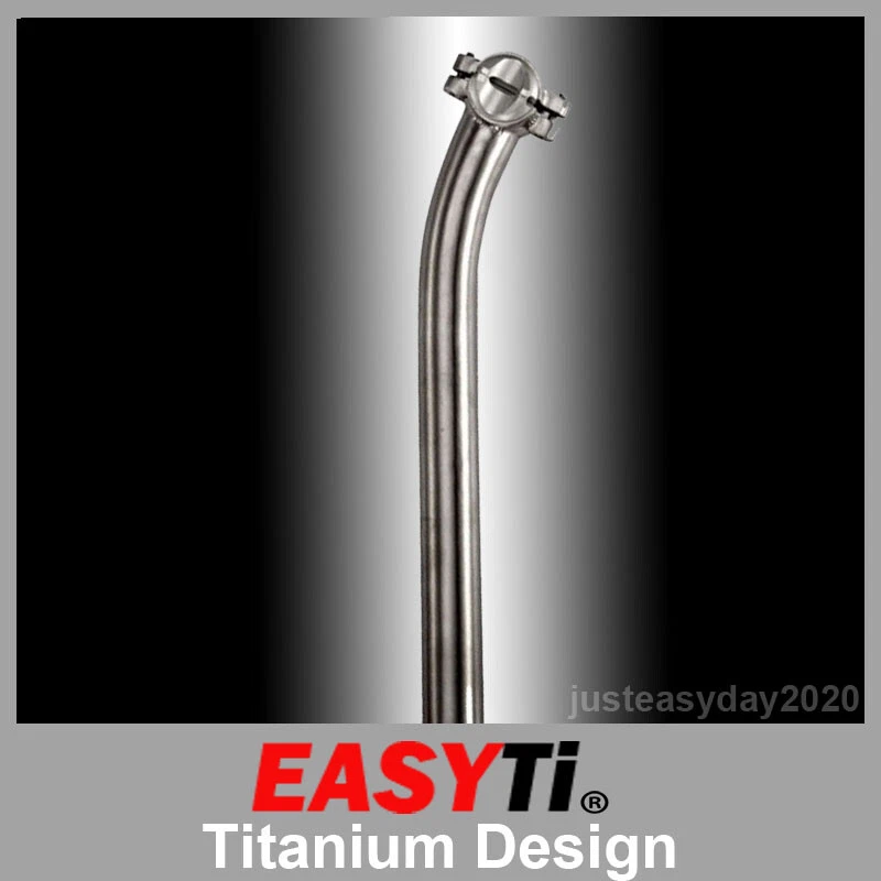 Tija de sillín de titanio EasyTi desplazada/retroceso 27,2/31,6/25,4/22,2 mm para MTB/XC/FR-Ti Foto 3 de 4