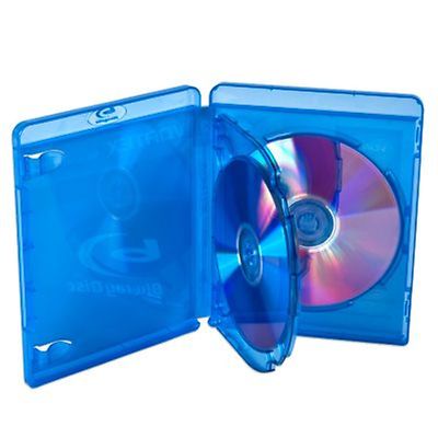 1 X Amaray Blue Blu-Ray DVD Triple Cases Holds 3 Disks - View #10