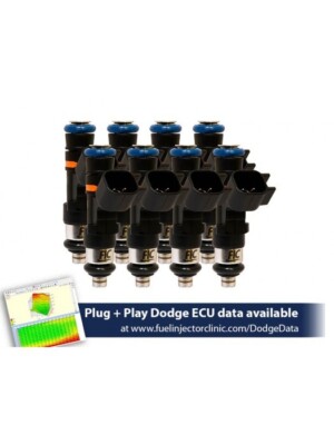 8 New FIC1000 fuel injectors upgrade for Charger Hellcat / Redeye 6.2 SC E85