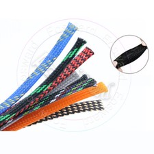 PET Nylon Expandable Braided Cable Sleeving Wire Harness/Auto/Sheathing  6 mm