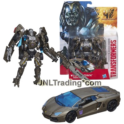 Year 2014 Transformers Age of Extinction Deluxe 5.5'' Figure LOCKDOWN Lamborghini