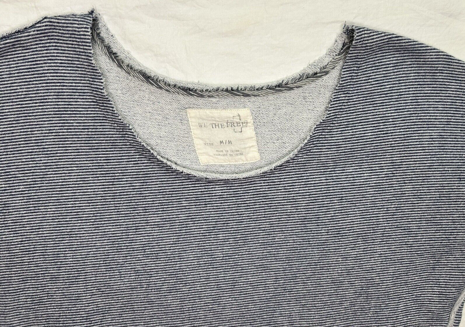 We Free People Boho Patchwork Pullover Sz M Blue … - image 4