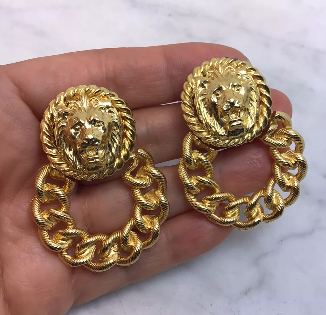 Anne klein hotsell lion earrings