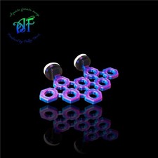 8 Hole Frag Plug Rack In Limited Edition 2 Tone Purple / Blue Colour Mix Suction