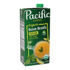 Pacific Foods Broth Bone Chicken Lemon Sage Organic 32 fl. oz Pack of 12 