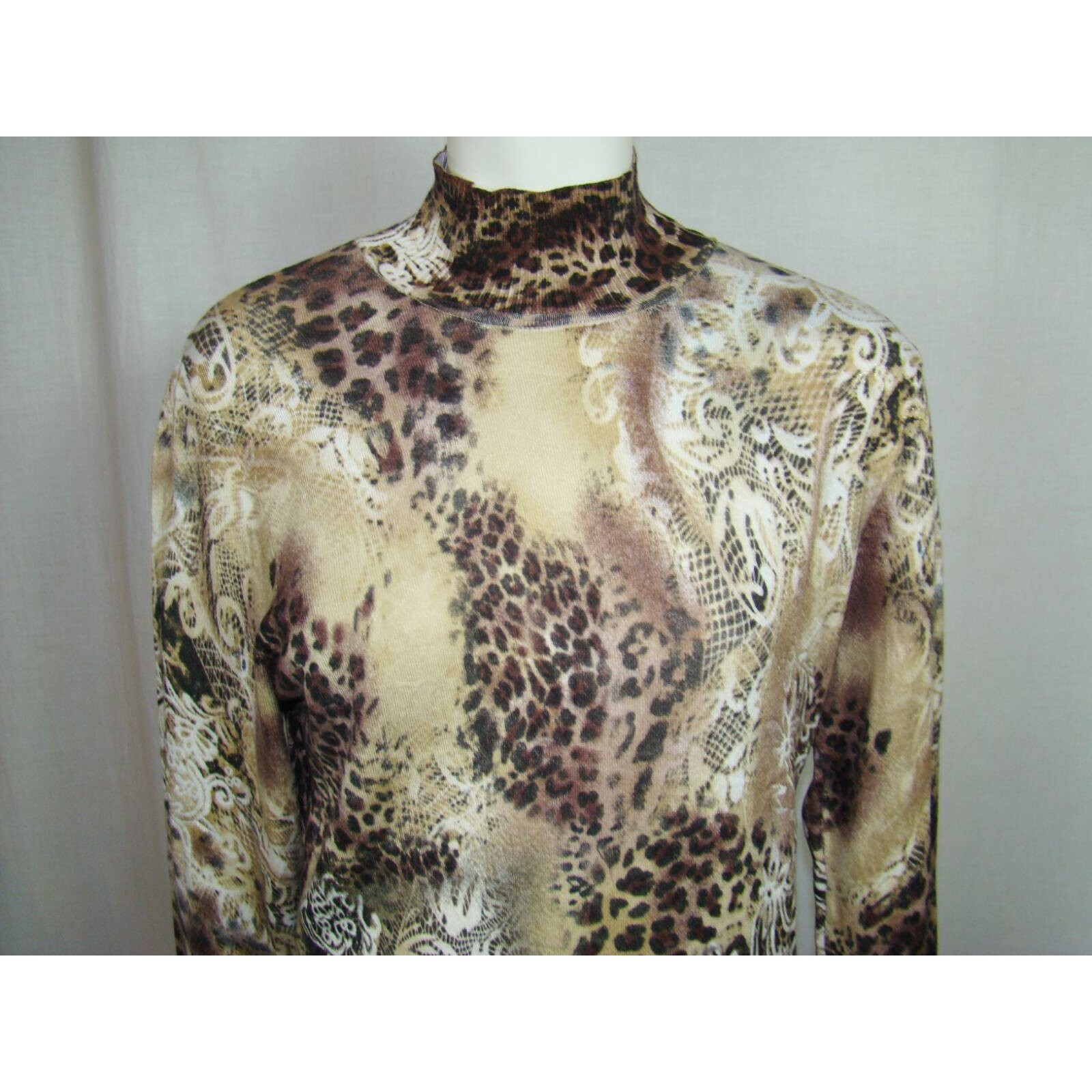 Cache Women's Pullover Sweater Multicolor Spandex… - image 3