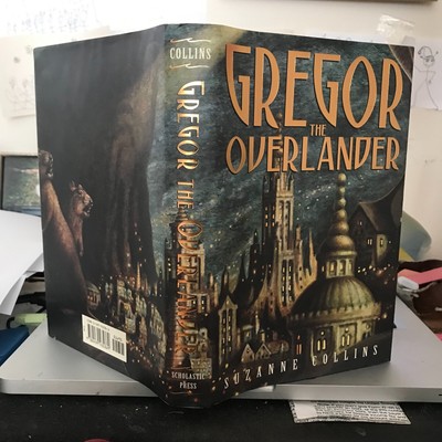 SIGNED:  Gregor The Overlander, Suzanne Collins hardcover w/dust jacket