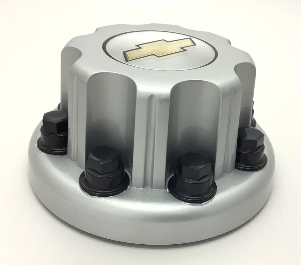 01-07 Chevrolet 3500 03-24 Express 1 tonelada doble rueda trasera 8 orejetas tapa central plateada Foto 4 de 4