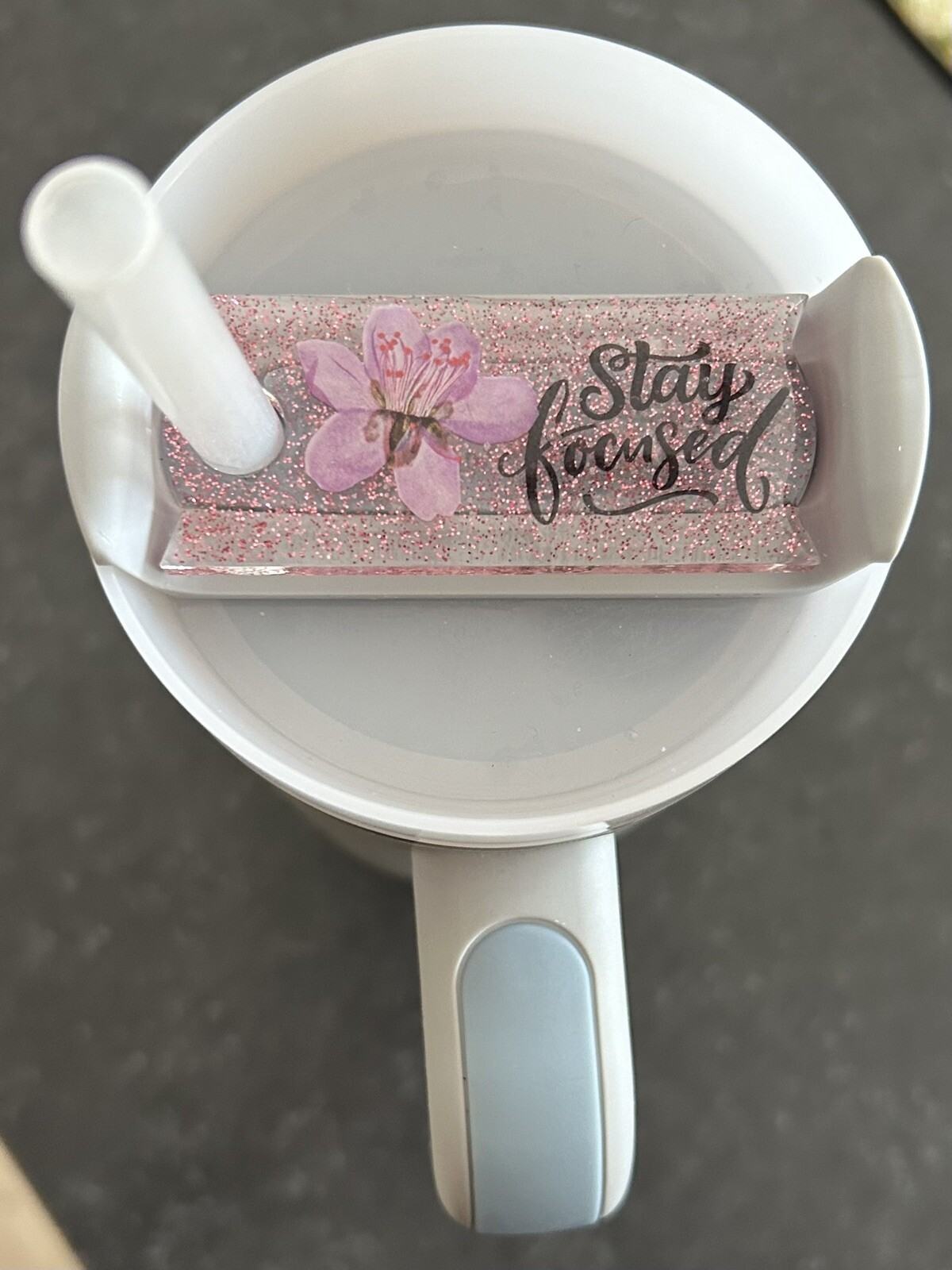 Stanley Cup Topper Inspirational For 20/30 Oz Cup Handmade  NEW-image