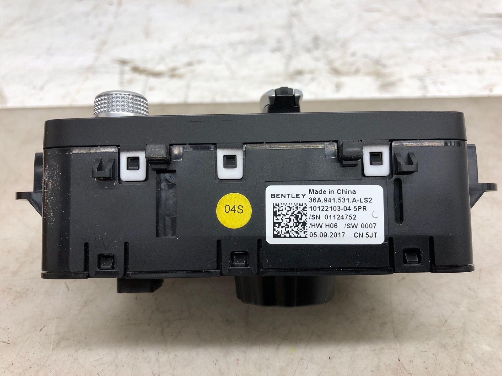 2016-2020 BENTLEY BENTAYGA DASH HEADLIGHT NIGHT VISION CONTROL SWITCH 36A941531A