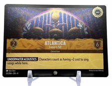 Atlantica - Concert Hall #33 Cold Foil Disney Lorcana Ursula's Return X1