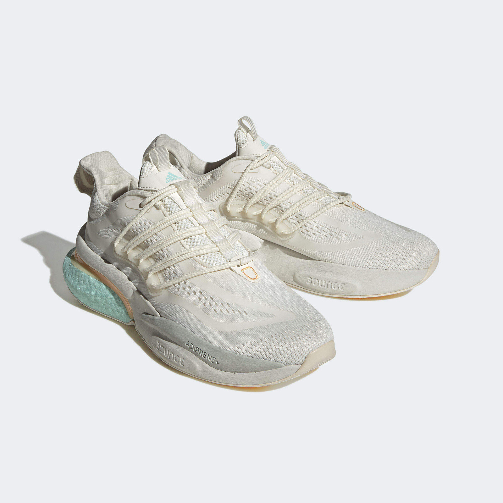 мужские кроссовки adidas Alphaboost V1 Off White Flash Aqua Acid Orange IE7269