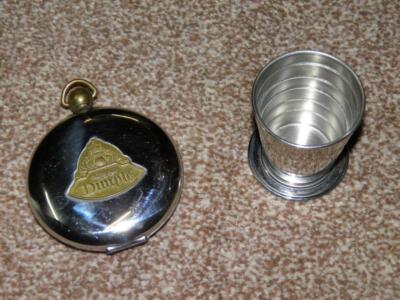 Grants Scotish The Original Dimple Whisky Werbung faltbarer Whiskybecher