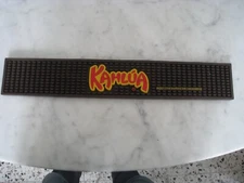 Kahlua Rail Runner Rubber Promotional Bar Mat - 21"