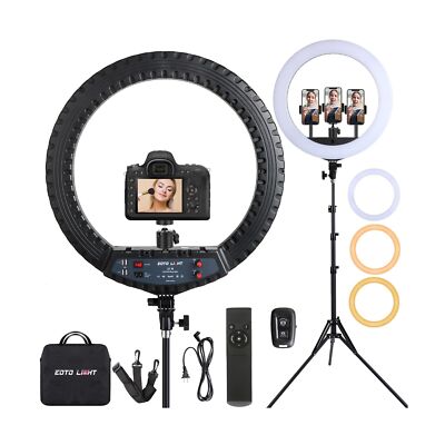 21 inch LED Ring Light with Tripod Stand, Video Ring Light for Selfie Photogr...