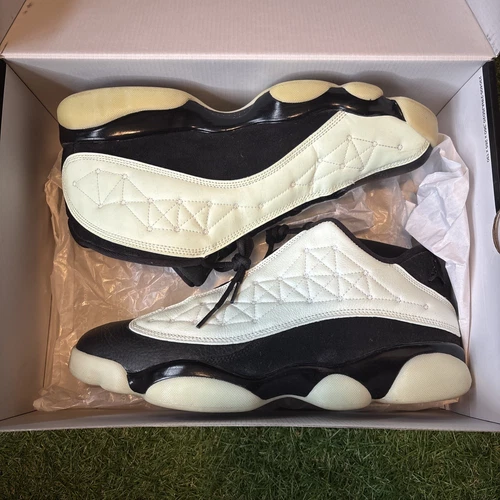 Nike Air Jordan 13 Low Singles Day Green Black White Glow DM0803-300 Mens Size