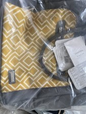 JJ Cole Freeman Diaper Bag Citrine Lattice J00729 NEW