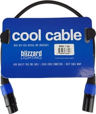 Blizzard  DMX-1.5Q "Cool Cable"  1.5' 3-Pin XLR 22 Gauge DMX cable