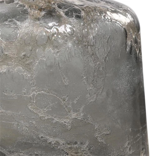 Uttermost Storm Contemporary Iron and Glass Bottles in Silver (Set of 2) - Picture 3 of 4