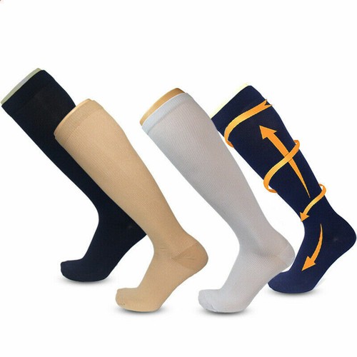 Compression Stockings Support Socks Best Firm Varicose Vein, Pregnancy & Travel - Picture 10 of 15