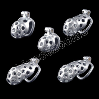 Male Chastity Cage Resin Device 6 Colors Men Lock Belt 4 Rings Binding NEW