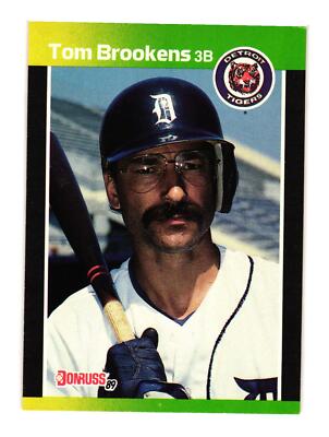 1989 Donruss #508a Tom Brookens Detroit Tigers