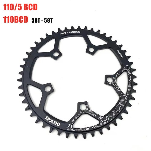 110BCD MTB Road Bike Chainring 36T-52TNarrow Wide Chainwheel Bicycle Crankset - Picture 2 of 33