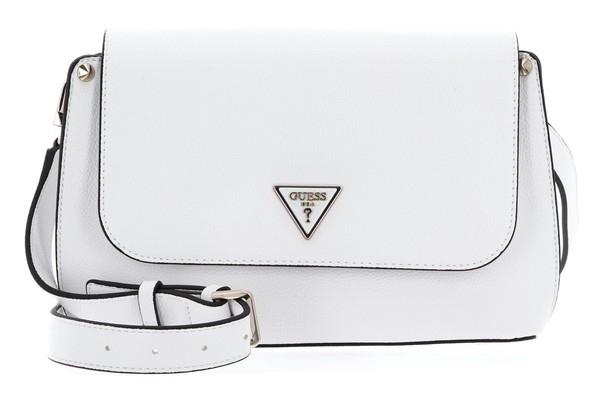Guess Meridian Flap Crossbody Bag Schultertasche Tasche Stone Creme Neu-image