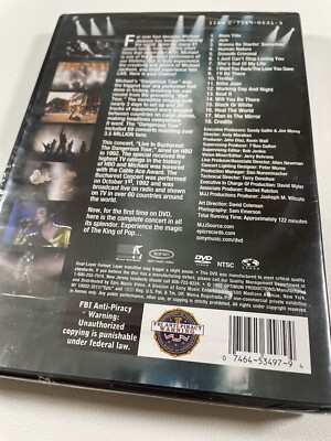 Dvd Michael Jackson Live In Bucharest The Dangerous Tour Concert