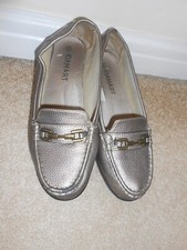 DAMART LOAFER SHOE SIZE 7 BRONZE COLOURED