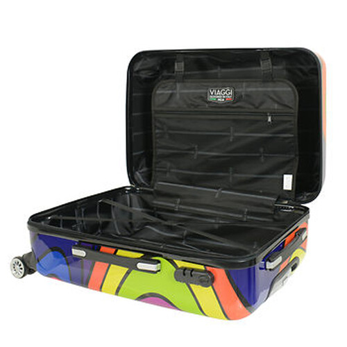 Mia Viaggi Italy Set Hardside Luggage 3 Piece (20"/24"/28")  Spinner-Pop Heart