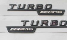 New Pair Black Turbo A.m.g Fener Badge Letters Trunk Emblem Sticker For All Cars New Pair Black Turbo A.m.g Fener Badge Letters Trunk Emblem Sticker For All Cars
