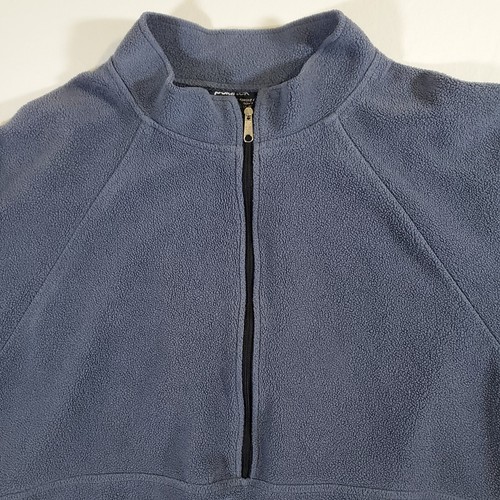Polartec Polartek Malden Light Blue Fleece VTG 80s Half 1/2 Zip Pullover Jacket - Picture 2 of 11