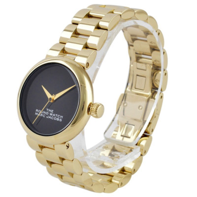 Marc Jacobs Quarz schwarzes Zifferblatt Damenuhr MJ0120179280