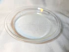 Vintage PYREX 8" Clear Glass Round 1 3/8" Deep Pie Plate #208 Older Trade Stamp