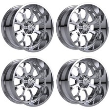 Set 4 22 Edge Off Road 301c Chrome Plated Wheels 22x12 5x5 5x5.5 -44mm Rims Set 4 22 Edge Off Road 301c Chrome Plated Wheels 22x12 5x5 5x5.5 -44mm Rims