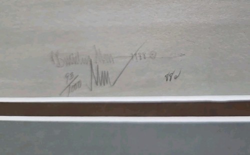 P Buckley Moss ~ Northern Wedding ~ Signed ~ Limited Edition 93/1000 ~ 1988 - Picture 5 of 5