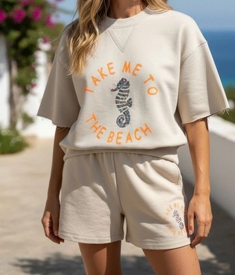 Miss Goodlife Roundneck Take Me To The Beach   sand  VP 99,90  