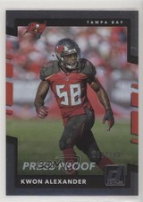 2017 Panini Donruss Press Proof Silver 69/100 Kwon Alexander #49 0l1