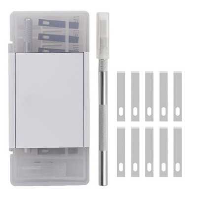 Aluminum Phone Back Cover Glass Remover Mobile Repair Tool with 10pcs 4# Blades