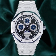Audemars Piguet Royal Oak Perpetual Japan 18k White Gold MINT SET 26574BC