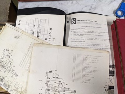STRASMANN MACHINE SUCCESSFUL THREADING MACHINE INSTRUCTION PARTS LIST BR 200