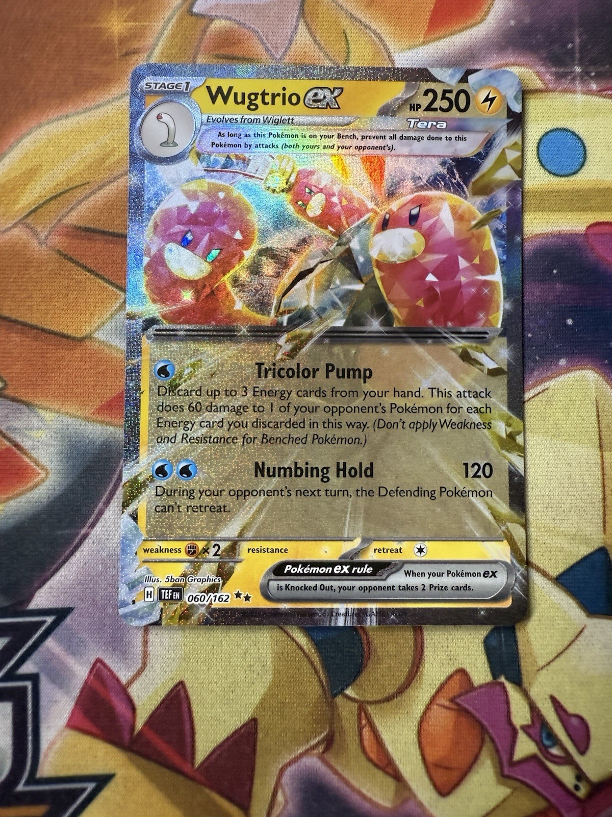 Wugtrio EX 060/162 - Temporal Forces - Pokemon Card - Near Mint