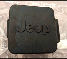Jeep Oem 2 Black Rubber Tow Hitch Receiver Cover Never Used