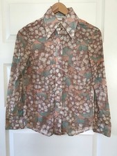 VTG Lady Arrow Floral Blouse 2 Piece Set, Retro, 70’s, Disco, Studio 54, *notes*