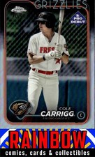 2024 Topps Pro Debut #PDC-9 Cole Carrigg Fresno Grizzlies